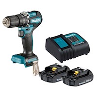 Taladro Percutor Makita LXT 18V 1/2" 40Nm BL 2 Bat x 1.5Ah